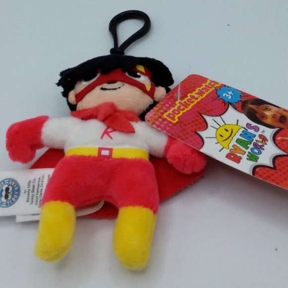 Ryan's World 4" Clip On Plush Ryan Stuffed Toy - Picture 10 of 10